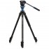 Benro Aluminum Tripod with S2 PRO 60mm Flat Base Video Head